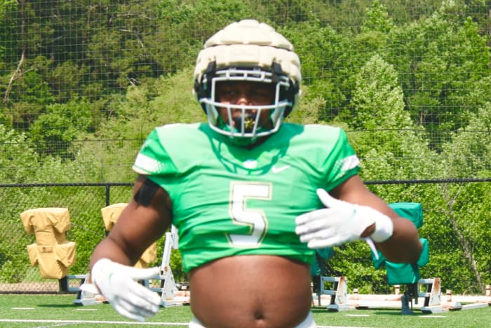 Eddrick Houston has added a lot of weight in one year, and it's good weight.